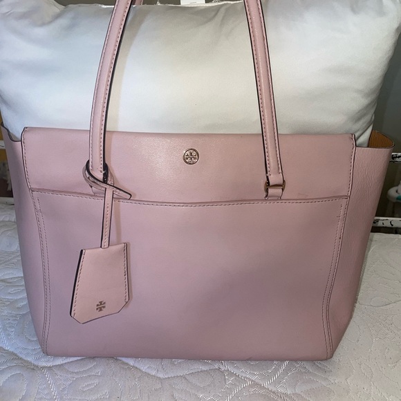 TORY BURCH LIGHT PINK TOTE - Picture 1 of 9